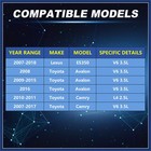 Front Left And Right Cv Axle Shaft Assembly Fit For Lexus Es350 07-18