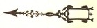 Antique Weathervane Directional Cast Iron Arrow For Lightning Rod No Glass