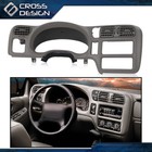 Fit For 98-04 Chevy S-10 Gmc Jimmy Sonoma Blazer Speedo Dash Bezel Din 
