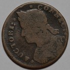 1787 Connecticut Colonial Copper  Draped Bust Left  Miller 33 7-r 2