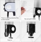 2 Chamber Wall Mounted Bathroom Shower Pump Dispenser And Organizer-holds