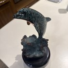 Donjo  Dolphin Marine Life Sculpture Vtg By Donjo Sea-life 