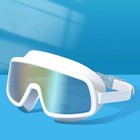 Clear Comfortable Swimming Goggles Uv- Anti-fog Swim Glasses Mirror Adult   Kids