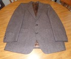 Vtg Hardy Amies Savile Row 3 Pc Tweed Suit 2 Button Jacket 5 Button Vest Custom