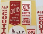 Vintage Political Alp   Labor Party Supporter Sashes   Membership Card 
