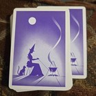 Vintage Complete Gypsy Witch Deck Fortune Telling Playing Cards Set Usa Card Co