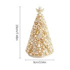 Diy Beaded Christmas Tree Kit Tabletop Xmas Decor Hand   made Craft Ornament Gift