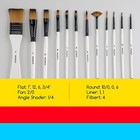  Paint Brushes  12 Pcs Acrylic Brush  Paint Brushes For Acrylic Painting  