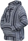 Deluxe Mexican Baja Hoodie Sweatshirt Pullover Jerga Surf Poncho