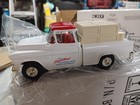 Ertl 1955 Chevy Pickup Truck Bank Chevrolet The Heartbeat Of America White Nib