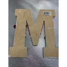 Artminds Wooden Letter M Wedding Marriage Theme Wall Decor White Teal 3d Art