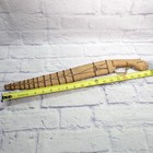 Vintage Wooden Handle Bolo Knife Carbon Steel Wood Sheath Brown Rustic Decor