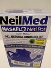 Neilmed Nasafl Neti Pot All Natural Sinus Relief With 50 Premixed Packets