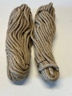2 Skein Peruvian Jumbo Coarse Alpaca Wool Yarn 1lb 3oz 600gr 233 Khaki brown H