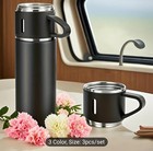 Thermo Coffee Travel Mug Stainless Steel Vacuum Flask Double Layer Gift Set500ml