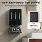 Shampoo And Conditioner Dispenser  Wallmounted 3chamber Shower Soap Dispenser   