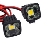 Nhx Rc Led 5050 Pod Light Bars  2  Solid White For Trx-4   Scx10   Cen Ford F450