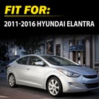 Set Of 4 Exterior Outside Outer Door Handle Chrome For Hyundai Elantra 2011-16 P