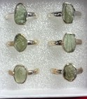 Sterling Silver Ring Size 7 Moldavite