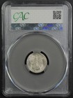 1944 D Full Split Bands Mercury Silver Dime 10c Cacg Ms 66 Fb Cac