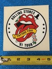 Vintage Rolling Stones Tattoo You 1981 - Vintage Rolling Stones Sticker Lot  wow