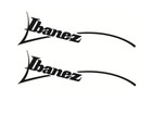 Ibanez Swoosh  Guitar Decal Head Stock Restoration Water Slide Logo 33