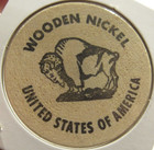 1990 Town Of Westerlo  Ny 175th Anniversary Wooden Nickel - Token New York