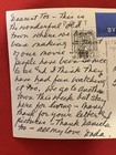 Vincent Price Signed Postcard Purch  From Vincent Price Estate 25k