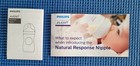 New  Philips Avent Natural Baby Bottle With Natural Response Nipple  Clear  4oz