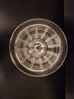Vintage Brutalist Glass Piece With Metal Wrap  Industrial Modern Decor