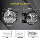 For 2011-2015 Ford Explorer Pair Clear Front Fog Light Lamp Right   Left W  Bulb