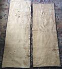 Lot Of 2 Antique Hand Sewn Quilted Egyptian Hieroglyphic Wall Hangers Unique