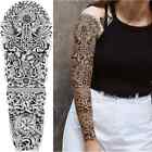 Tribal Totem Temporary Tattoo Sleeve For Men Women 4 Count  pack Of 1   Black