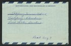 Austria Aerogramm Air Letter 1950 s  Stamped Envelope Cover Toledo Oh Used