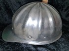 Vintage 1960s Superlite Aluminum Fibre-metal Hard Hat Helmet With Liner Usa