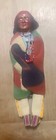 Vintage Skookum Doll Native American Indian 9 5    Bully Good Original Sticker