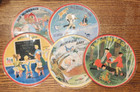 Vintage The Record Guild Of America Double Sided Nursery Rhyme Records Lot Of 5