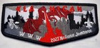 Bsa Cape Fear Oa Klahican Lodge 331 2023 Jamboree Patch Flap Red Dragon