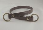 5 8   Cowhide Leather Shoulder Purse Hand Bag Replacement Strap  W gate Rings -