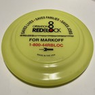 Vintage Amtrak operation Red Block Frisbee Flyer Disc yellow