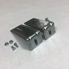 2 Jamb Bracket J-12 Garage Door W  Lag   Track Bolt Overhead Quality Hardware 12