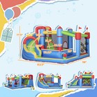 6-in-1 Inflatable Bounce House Outdoor Toy  Inflatable Water Slide For Kids