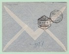 Portugal 1937  nov10  Air Cover Rossio lisboa  To Inhambane Mozambique  nov23 