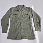 Vintage Vietnam Era 60s U s  Army Shirt 86th Infantry Division Patch Og 107