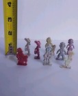 Lot Of 8 Cracker Jack People  Characters Prize Vintage Miniature Toys
