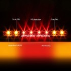 For 97-07 Dodge Dakota Led Third 3rd Tail Brake Light Reverse Cargo Lamp Red