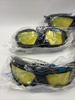 Lot Of 5 Pyramex I-force Safety Goggles Glasses Black Frame Amber Anti-fog
