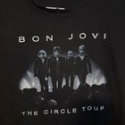 Bon Jovi The Circle Tour Concert Shirt Womans Size Xl Tee Black 2010 Rock
