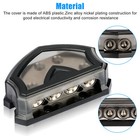 2 X 0 2 4 Gauge To 4 X 0 2 4 Gauge Out Car Audio Power Ground Distribution Block