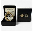 Elk Portraits 2025 Canada  9999 Pure 1oz Silver Gold Gilded Proof  20 Coin